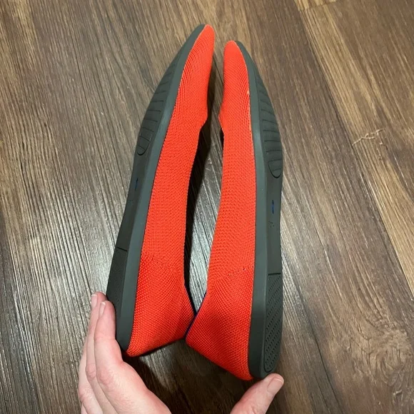 Rothy’s Flame Point Shoes Size 9W - Picture 6 of 7